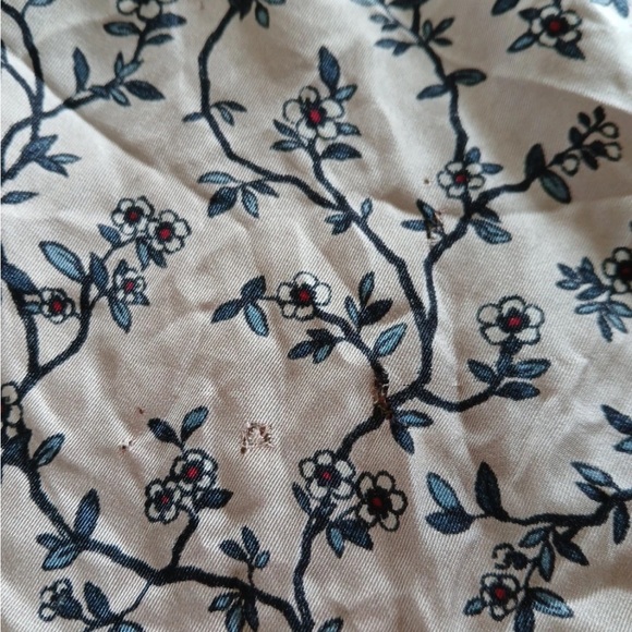 Kate Spade Silk Scarf Pink Border Multi Color 34 X 34 - Picture 2 of 6